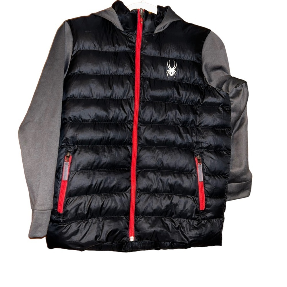 SPYDER MT. ELBERT SYNTHETIC DOWN PUFF JACKET YOUTH BOYS SIZE LARGE 14/16